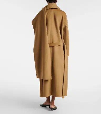 RÓHE Róhe Scarf-detail wool and cashmere wrap coat | Thumbnail 2