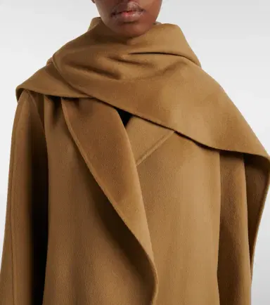 RÓHE Róhe Scarf-detail wool and cashmere wrap coat | Thumbnail 3