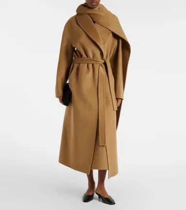 RÓHE Róhe Scarf-detail wool and cashmere wrap coat | Thumbnail 7