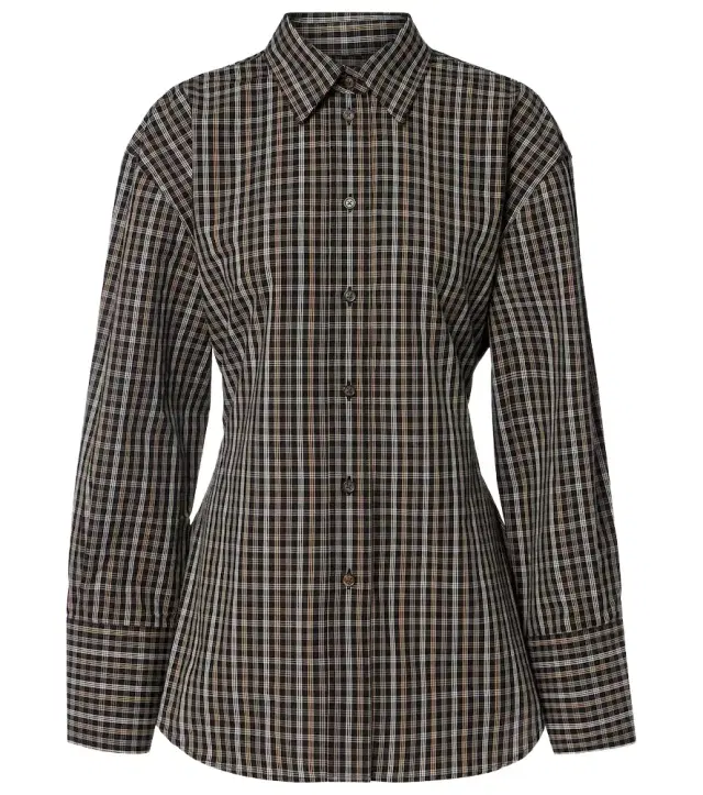 Rohe Róhe Checked cotton shirt