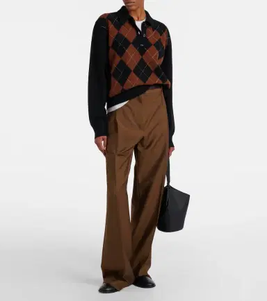 RÓHE Róhe Argyle wool polo sweater | Thumbnail 6 RÓHE Róhe Argyle wool polo sweater | Thumbnail 6