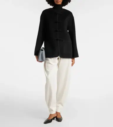 Rohe Róhe Wool-blend barrel-leg pants | Thumbnail 2 Rohe Róhe Wool-blend barrel-leg pants | Thumbnail 2