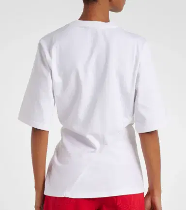 RÓHE Róhe Gathered cotton T-shirt | Thumbnail 6 RÓHE Róhe Gathered cotton T-shirt | Thumbnail 6