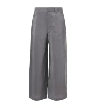 Lemaire Silk-blend barrel-leg pants | Thumbnail 1 Lemaire Silk-blend barrel-leg pants | Thumbnail 1
