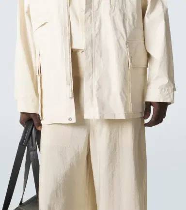 Lemaire Hooded coated linen-blend raincoat | Thumbnail 6 Lemaire Hooded coated linen-blend raincoat | Thumbnail 6