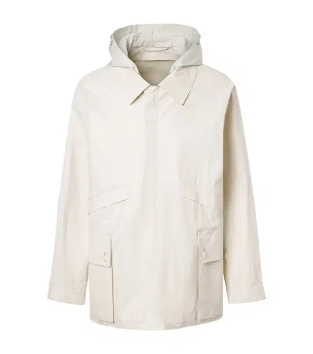 Lemaire Hooded coated linen-blend raincoat