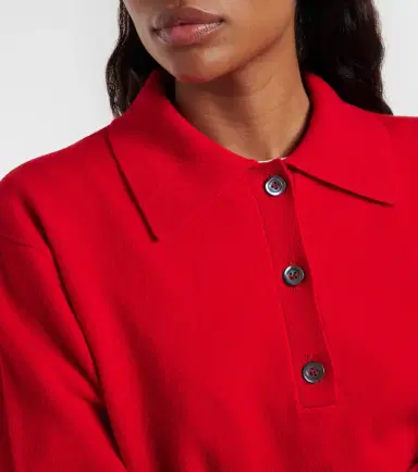 RÓHE Róhe Wool and cashmere polo sweater | Thumbnail 3 RÓHE Róhe Wool and cashmere polo sweater | Thumbnail 3