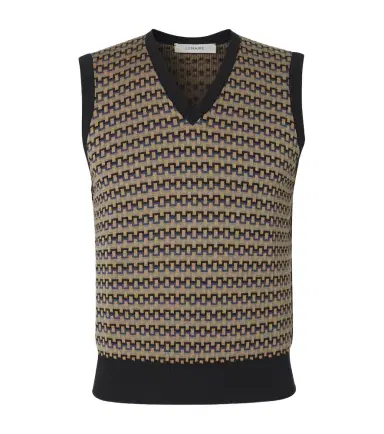 Lemaire Cotton jacquard sweater vest | Thumbnail 1