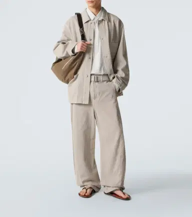 Lemaire Twisted belted cotton twill pants | Thumbnail 2 Lemaire Twisted belted cotton twill pants | Thumbnail 2