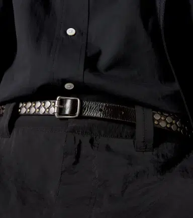 Lemaire Studded leather belt | Thumbnail 3