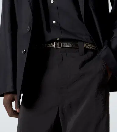 Lemaire Studded leather belt | Thumbnail 4