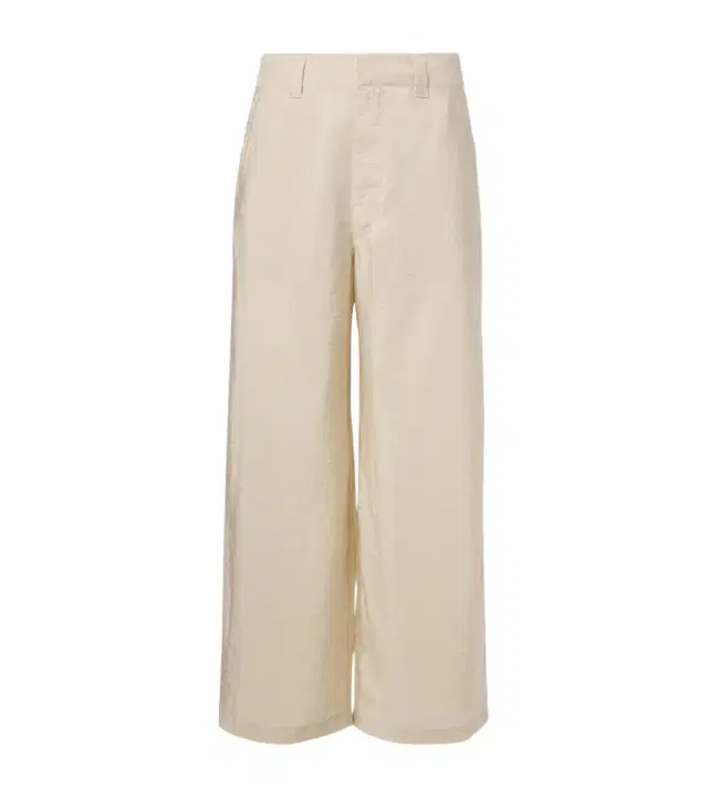 Lemaire Silk-blend wide-leg pants