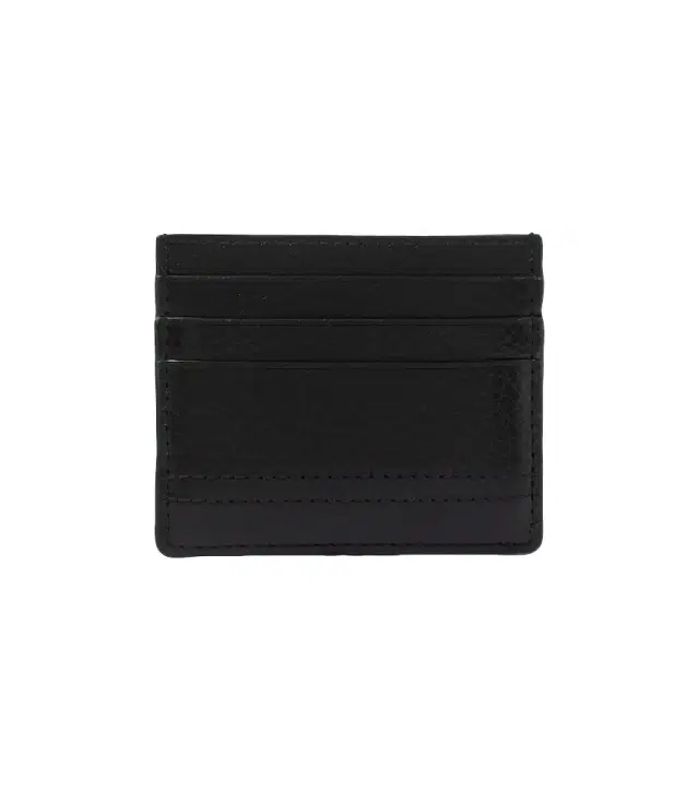 Gear leather card holder