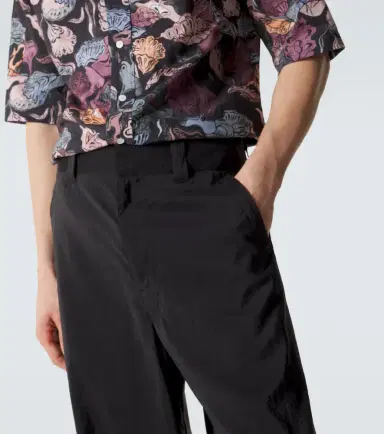 Lemaire Silk-blend straight pants | Thumbnail 3
