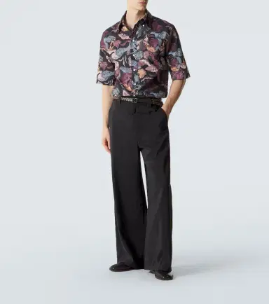 Lemaire Silk-blend straight pants | Thumbnail 5