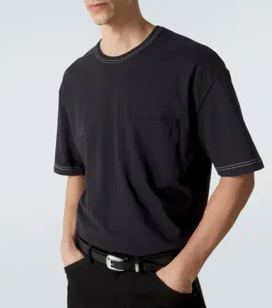 Lemaire Cotton and linen T-shirt | Thumbnail 4