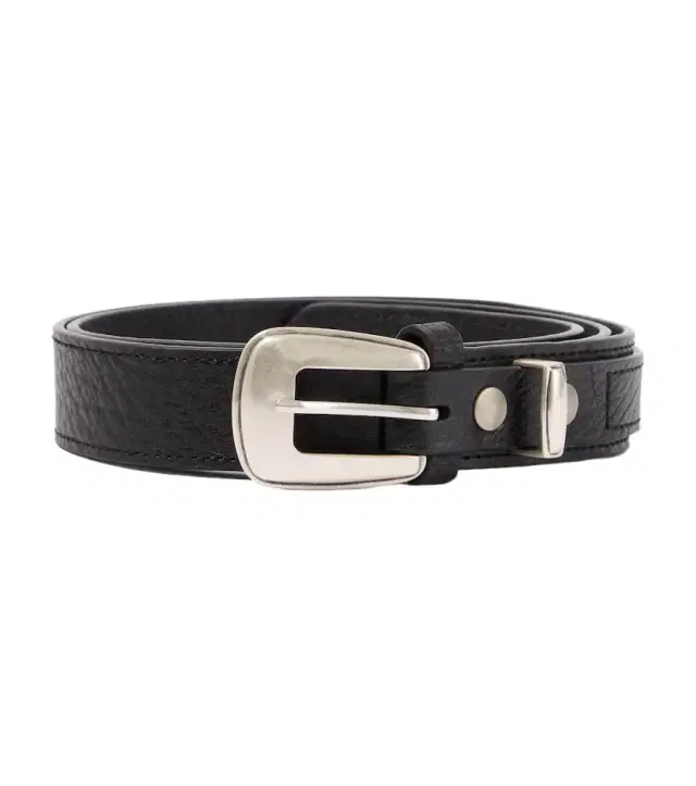 Layered leather belt