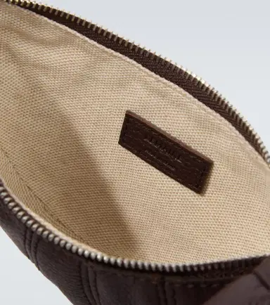 Lemaire Croissant leather wallet on chain | Thumbnail 3