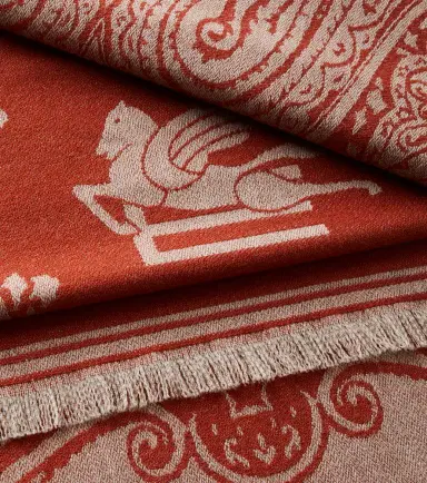Etro Paisley wool jacquard throw | Thumbnail 2