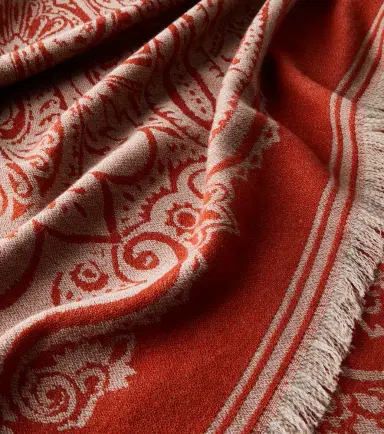 Etro Paisley wool jacquard throw | Thumbnail 4