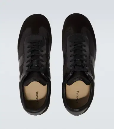 Lemaire Soft suede-trimmed sneakers | Thumbnail 6