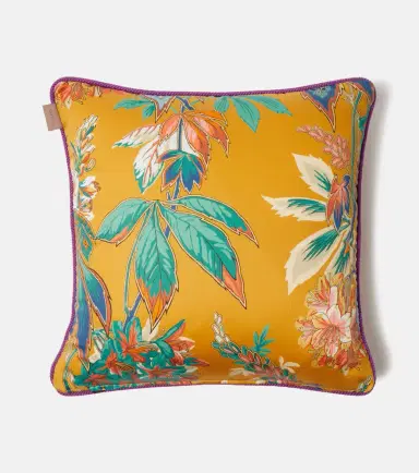 Etro Paisley floral cotton cushion | Thumbnail 2