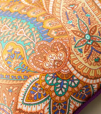 Etro Paisley floral cotton cushion | Thumbnail 3