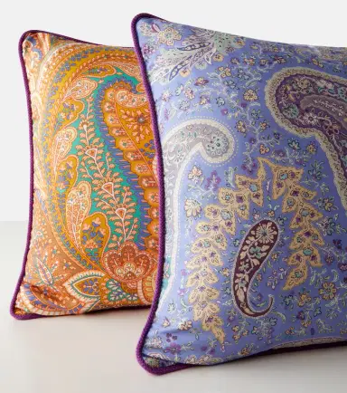 Etro Pegaso paisley cotton cushion | Thumbnail 3