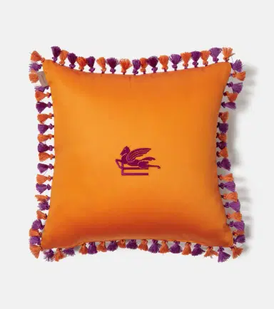 Etro Pegaso paisley cotton cushion | Thumbnail 2