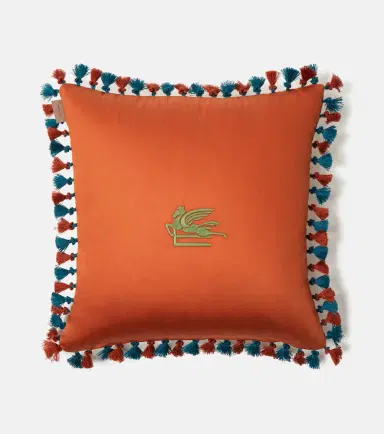 Etro Pegaso paisley cotton cushion | Thumbnail 2