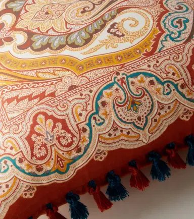 Etro Pegaso paisley cotton cushion | Thumbnail 4