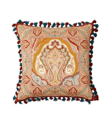 Etro Pegaso paisley cotton cushion | Thumbnail 1