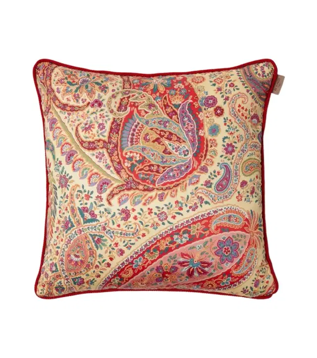 Etro Pegaso paisley cotton cushion