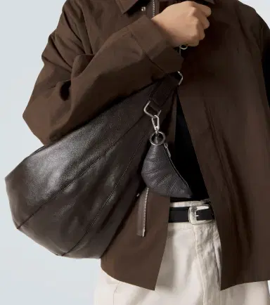 Lemaire Croissant leather bag charm | Thumbnail 4 Lemaire Croissant leather bag charm | Thumbnail 4