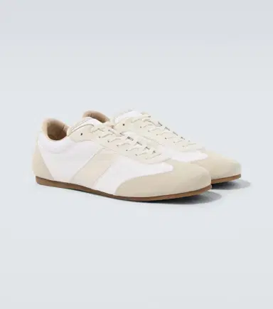 Lemaire Soft suede-trimmed sneakers | Thumbnail 2