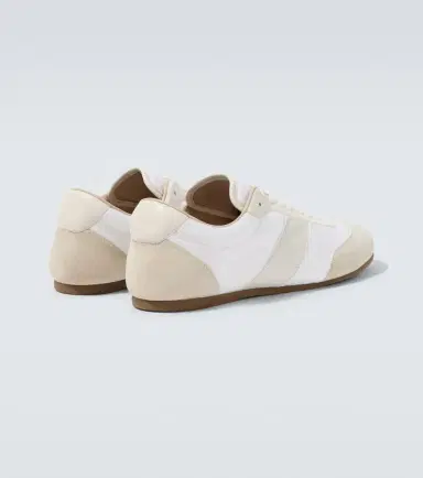 Lemaire Soft suede-trimmed sneakers | Thumbnail 3