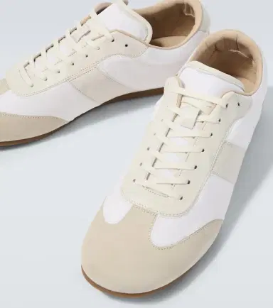 Lemaire Soft suede-trimmed sneakers | Thumbnail 5