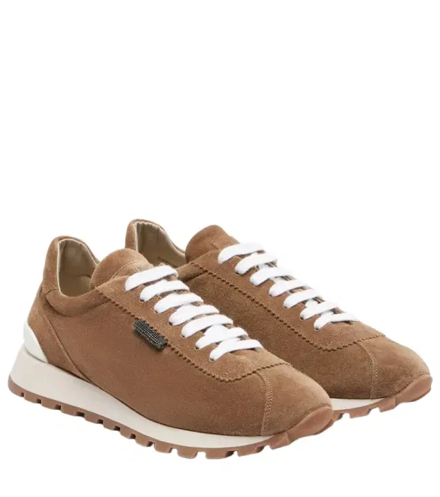 Brunello Cucinelli Monili suede sneakers