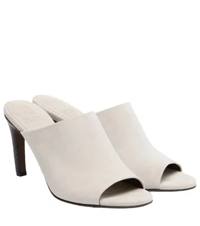 Brunello Cucinelli Monili suede mules