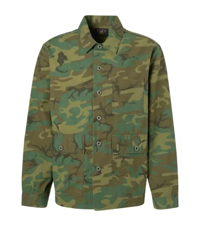 RRL Camouflage cotton overshirt