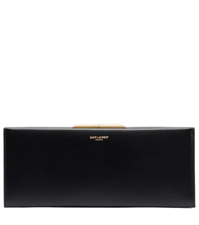 Midnight Small leather clutch