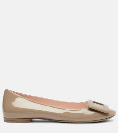 Roger Vivier Gommettine patent leather ballet flats | Thumbnail 4