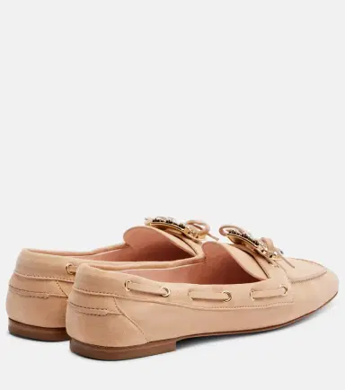 Roger Vivier Boat Strass embellished suede boat shoes | Thumbnail 3 Roger Vivier Boat Strass embellished suede boat shoes | Thumbnail 3