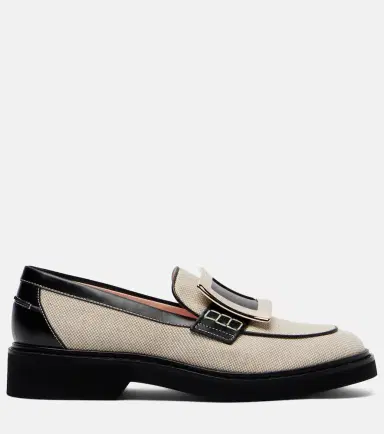 Roger Vivier Viv' Rangers leather-trimmed loafers | Thumbnail 2 Roger Vivier Viv' Rangers leather-trimmed loafers | Thumbnail 2
