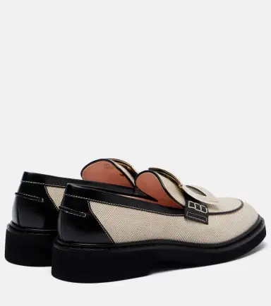 Roger Vivier Viv' Rangers leather-trimmed loafers | Thumbnail 4 Roger Vivier Viv' Rangers leather-trimmed loafers | Thumbnail 4