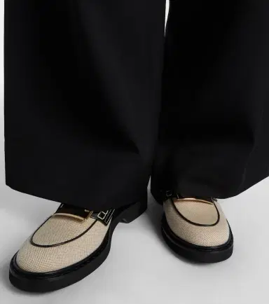 Roger Vivier Viv' Rangers leather-trimmed loafers | Thumbnail 6 Roger Vivier Viv' Rangers leather-trimmed loafers | Thumbnail 6
