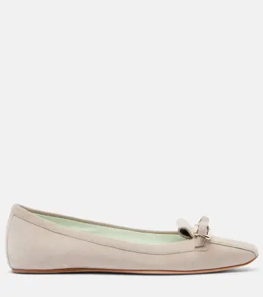 Roger Vivier Trompette suede ballet flats | Thumbnail 4 Roger Vivier Trompette suede ballet flats | Thumbnail 4