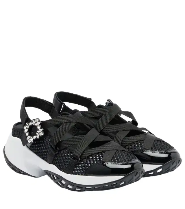 Roger Vivier Viv' Run embellished sneakers