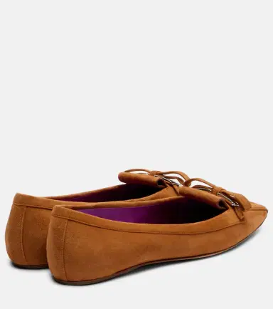 Roger Vivier Virgule suede ballet flats | Thumbnail 2 Roger Vivier Virgule suede ballet flats | Thumbnail 2