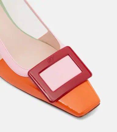 Roger Vivier Belle Vivier leather slingback pumps | Thumbnail 2 Roger Vivier Belle Vivier leather slingback pumps | Thumbnail 2